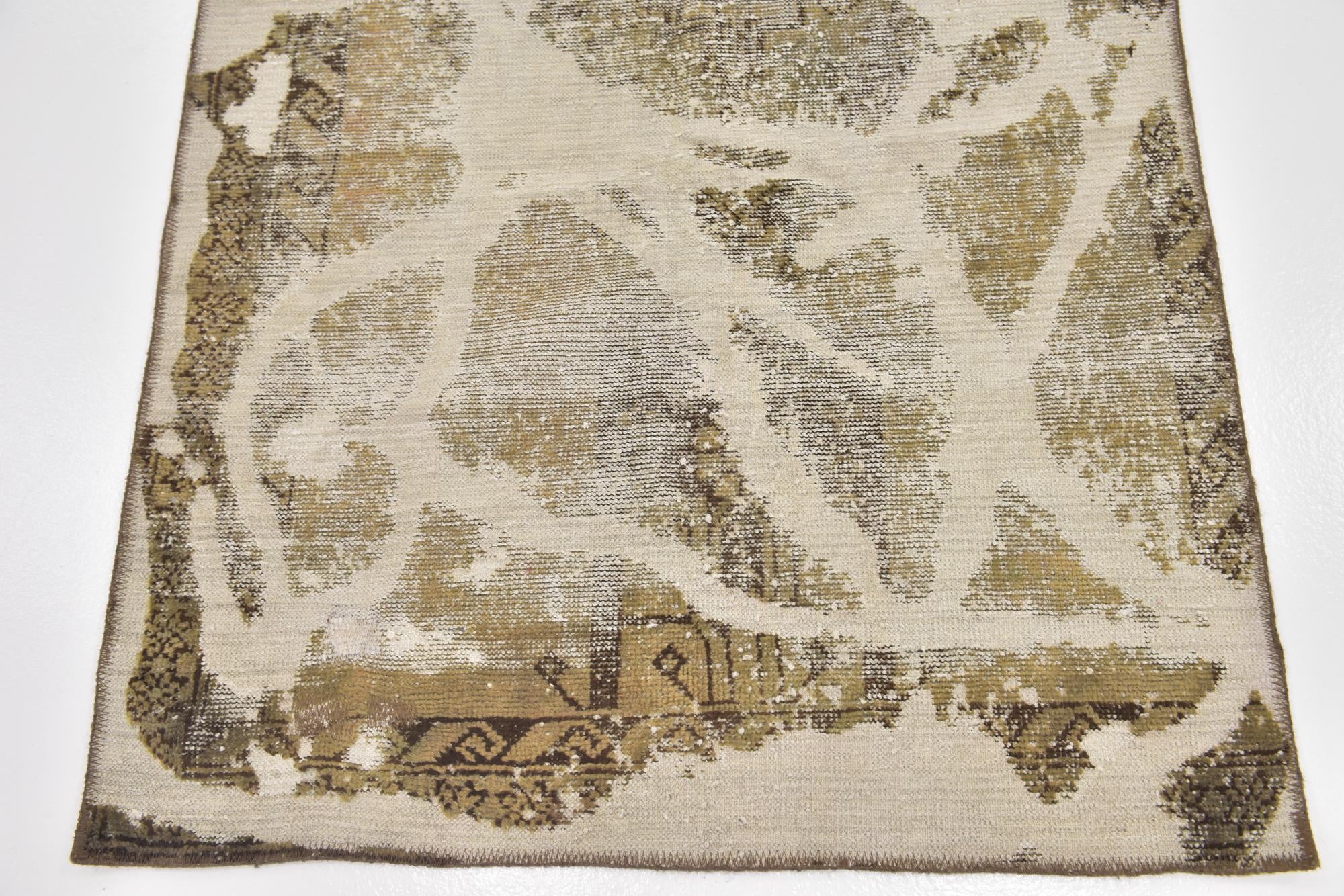 3' 6 x 5' Hand Knotted Ultra Vintage Persian Wool Rug