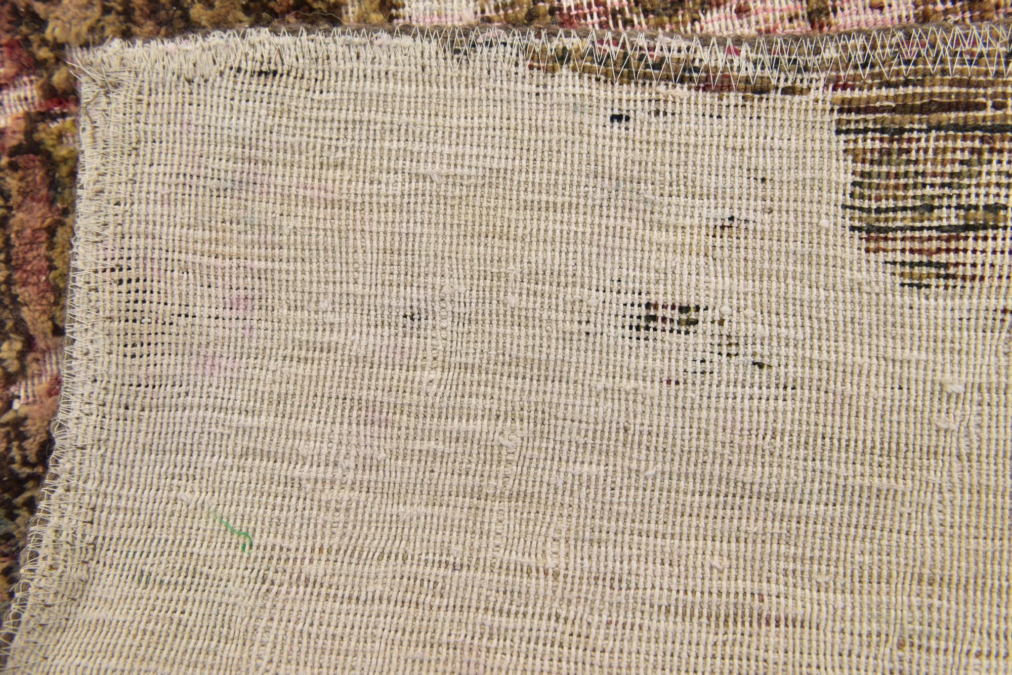 3' 6 x 6' 4 Hand Knotted Ultra Vintage Persian Wool Rug
