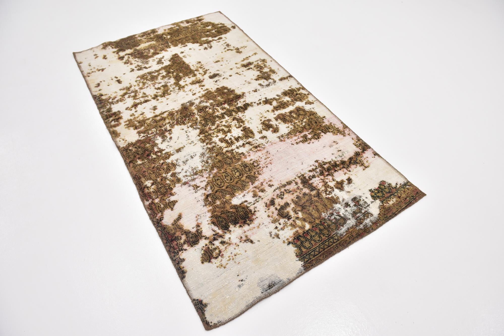 3' 6 x 6' 4 Hand Knotted Ultra Vintage Persian Wool Rug