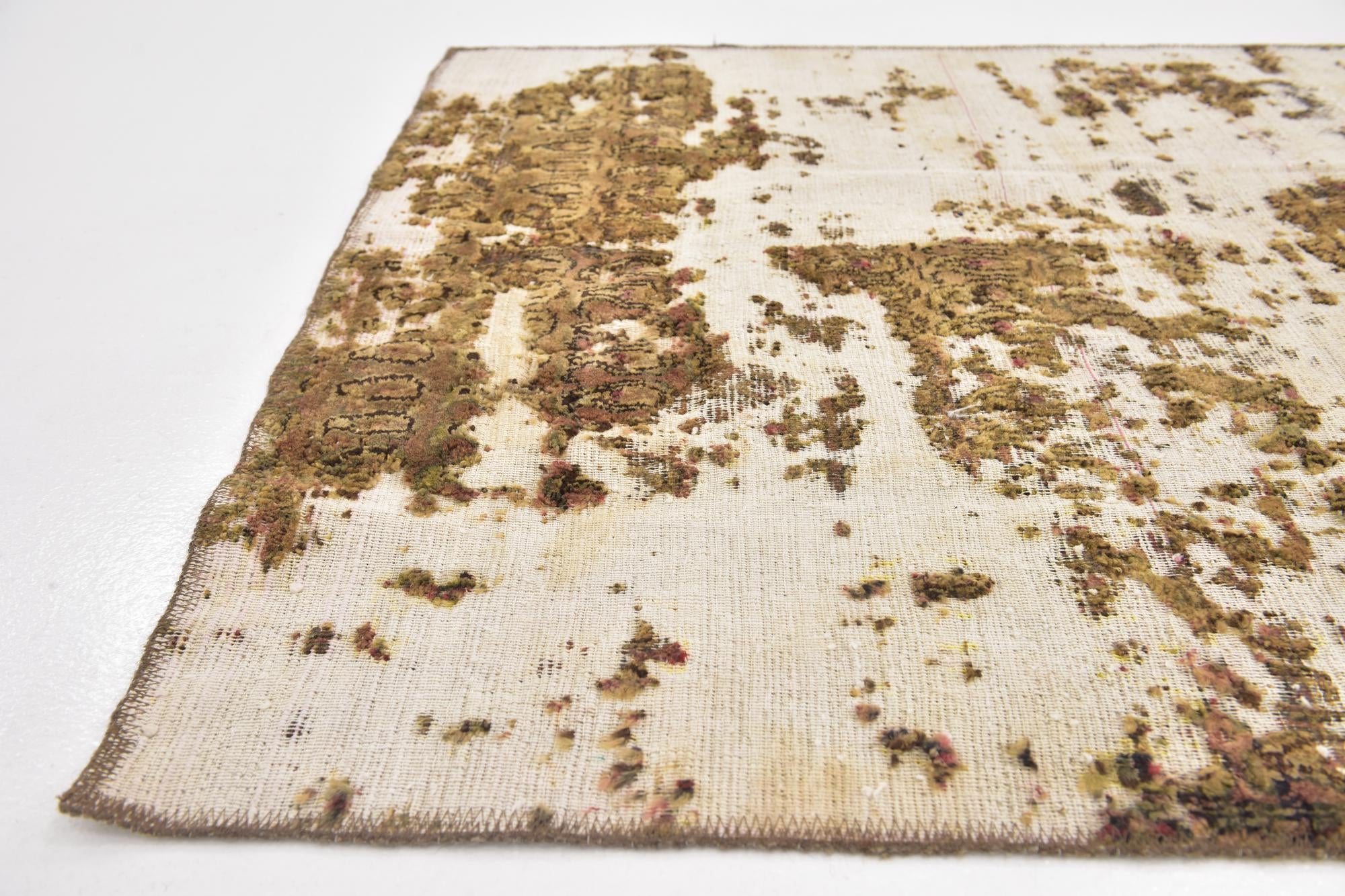 3' 6 x 6' 4 Hand Knotted Ultra Vintage Persian Wool Rug