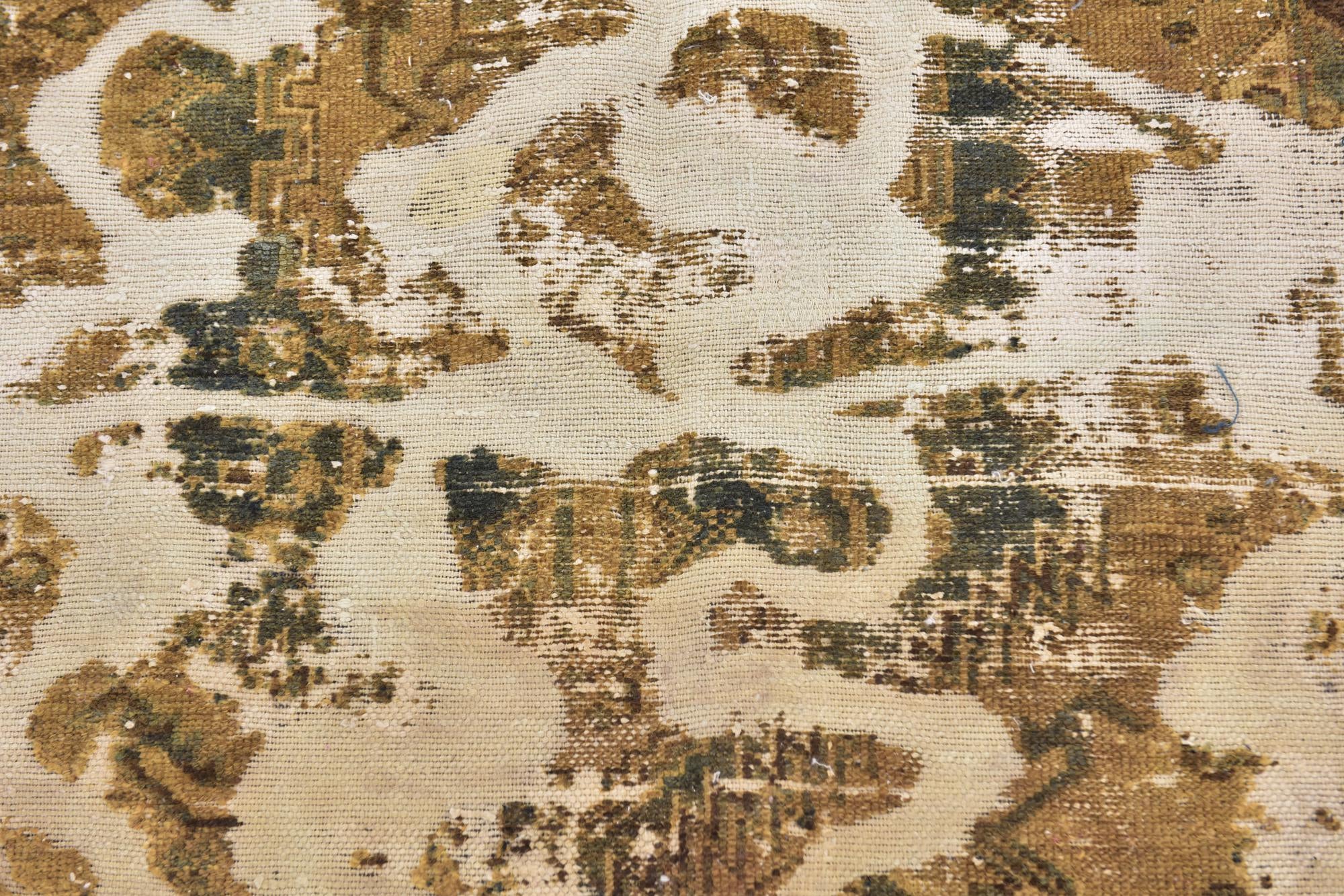 3' 5 x 4' 4 Hand Knotted Ultra Vintage Persian Wool Rug