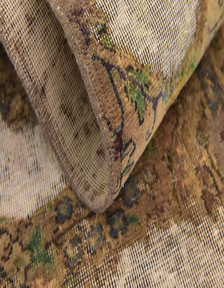 Detail image of 2' 6 x 4'  Hand Knotted Ultra Vintage Persian Wool Rug