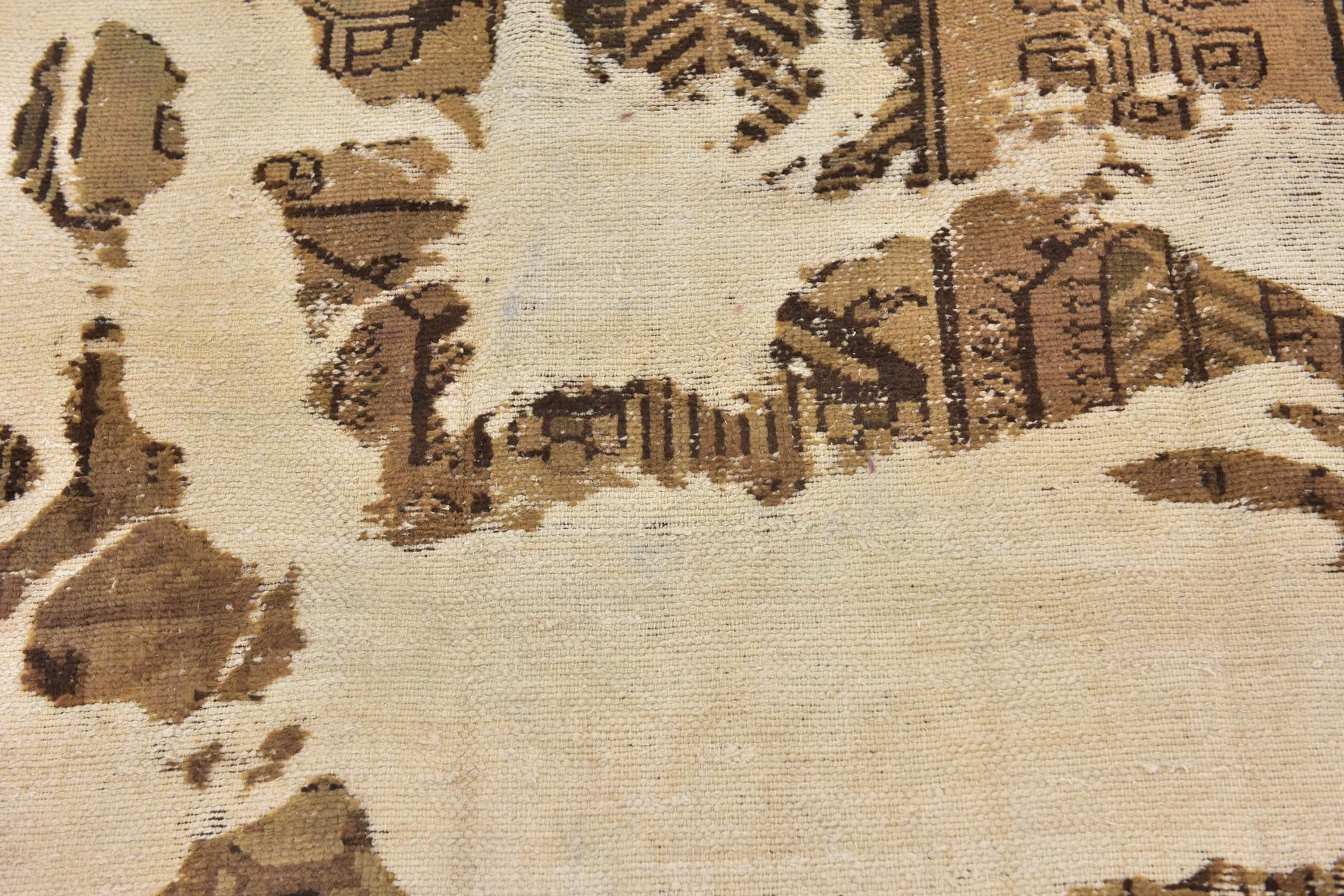 4' 7 x 8' Hand Knotted Ultra Vintage Persian Wool Rug