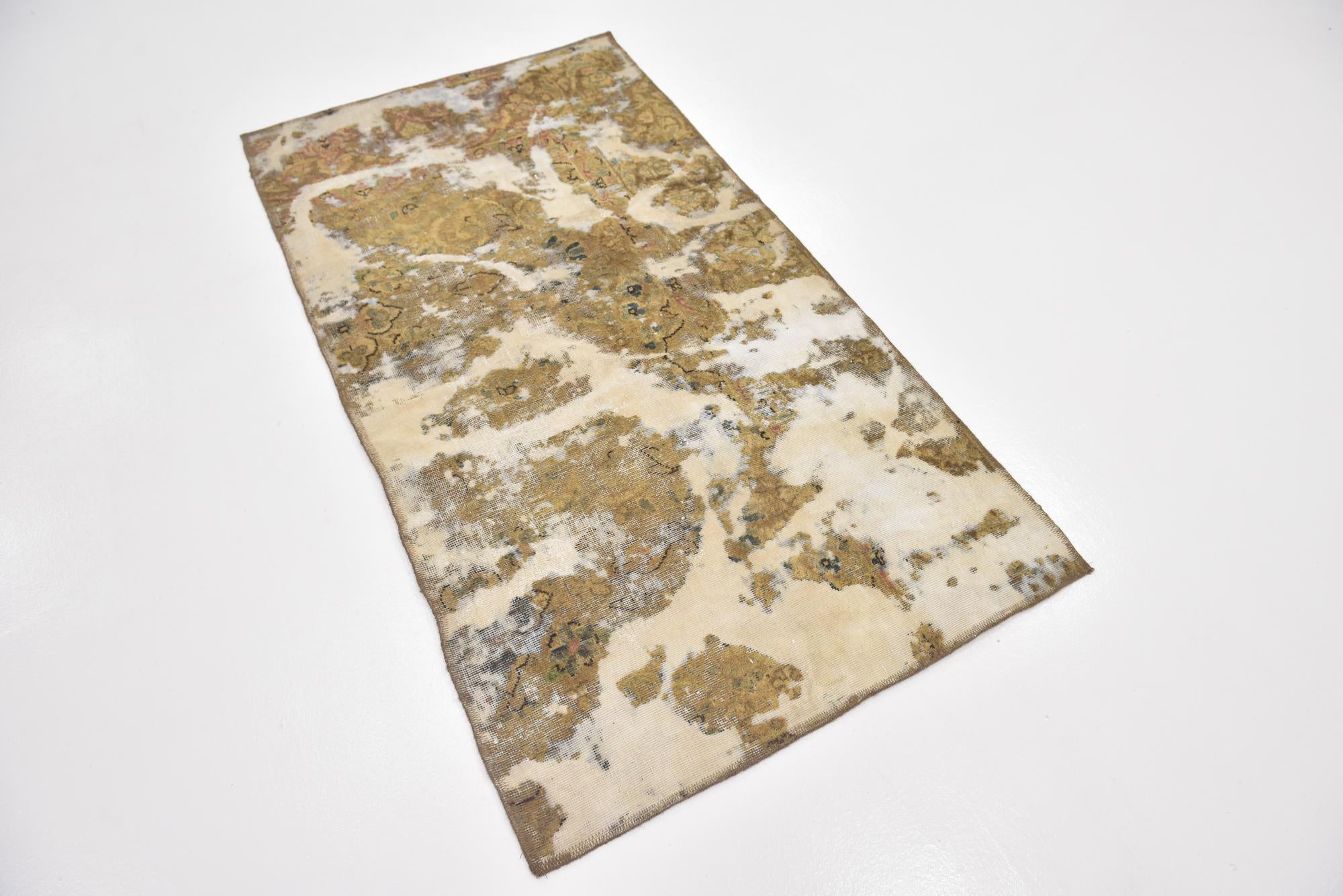 3' x 5' 8 Hand Knotted Ultra Vintage Persian Wool Rug