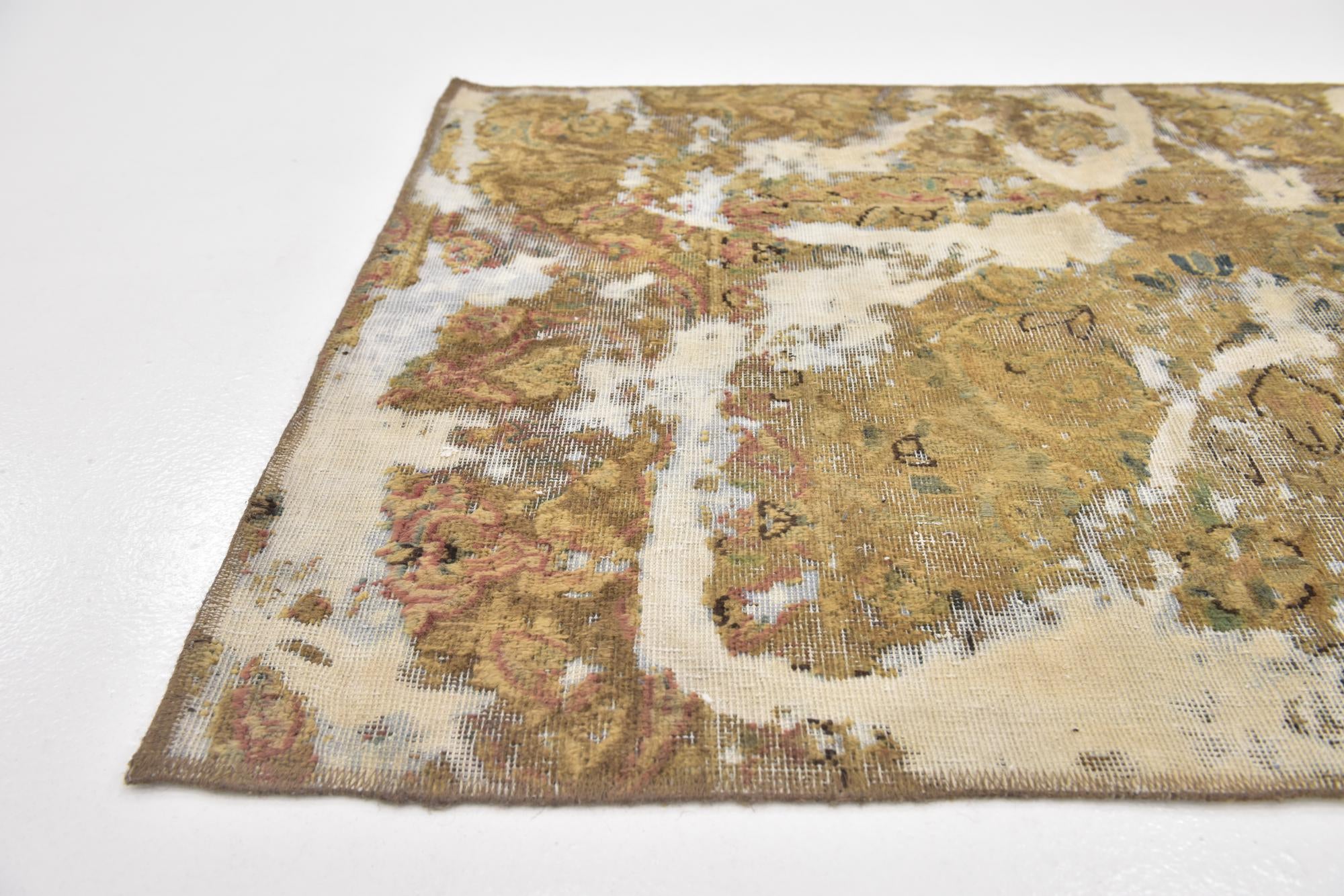 3' x 5' 8 Hand Knotted Ultra Vintage Persian Wool Rug