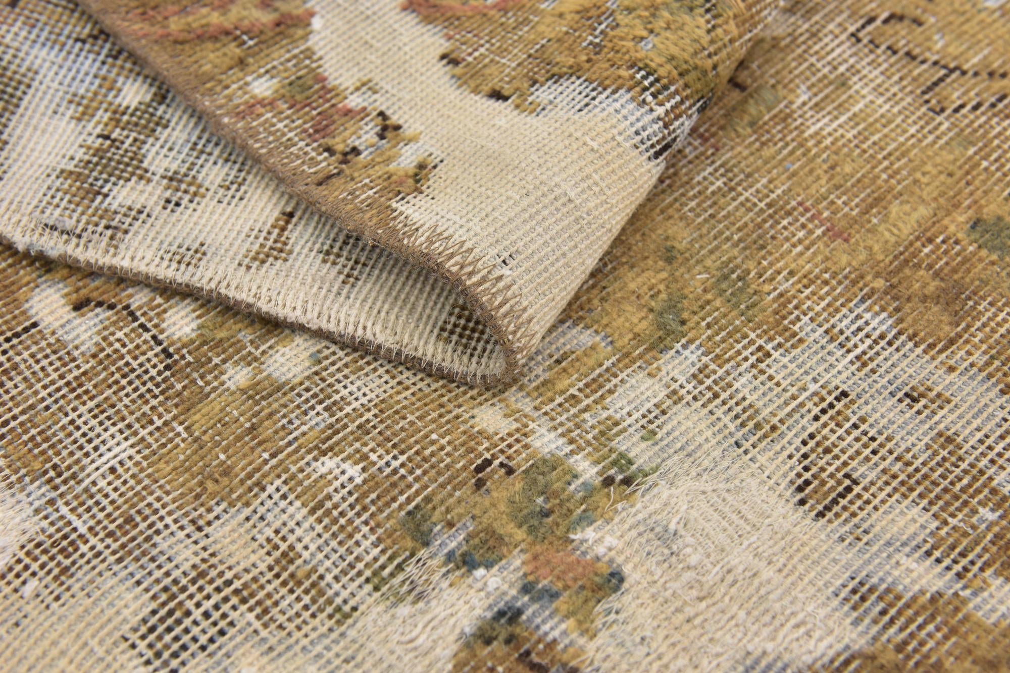 3' x 5' 8 Hand Knotted Ultra Vintage Persian Wool Rug