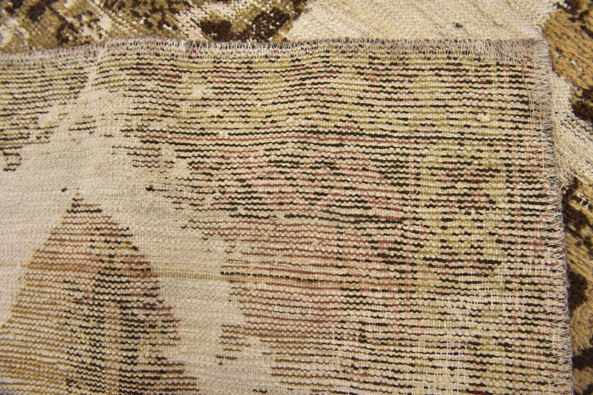 3' 8 x 6' 4 Hand Knotted Ultra Vintage Persian Wool Rug