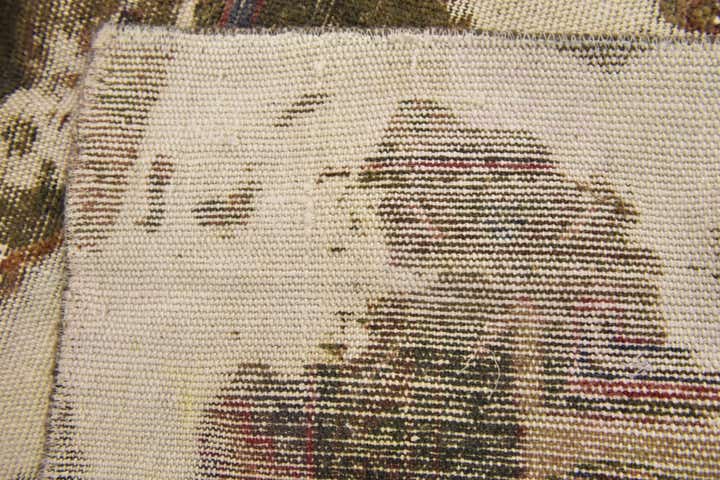 4' 8 x 6' Hand Knotted Ultra Vintage Persian Wool Rug