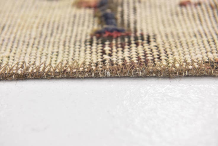 Detail image of 4' 8 x 6' Hand Knotted Ultra Vintage Persian Wool Rug