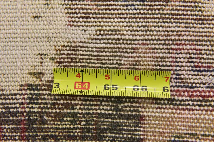 4' 8 x 6' Hand Knotted Ultra Vintage Persian Wool Rug