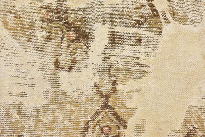 3' 10 x 5' 10 Hand Knotted Ultra Vintage Persian Wool Rug
