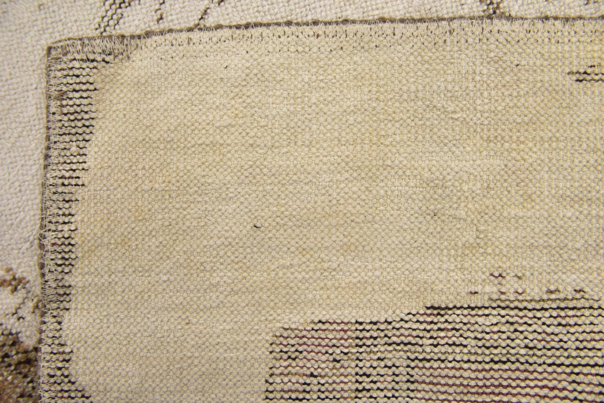 3' 9 x 6' 2 Hand Knotted Ultra Vintage Persian Wool Rug