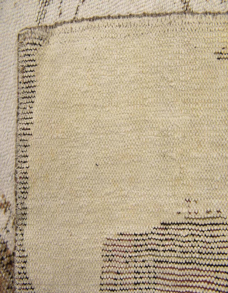 Detail image of 3' 9 x 6' 2  Hand Knotted Ultra Vintage Persian Wool Rug