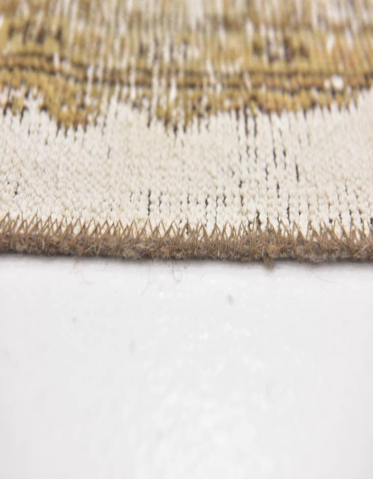 Detail image of 3' 9 x 6' 2  Hand Knotted Ultra Vintage Persian Wool Rug