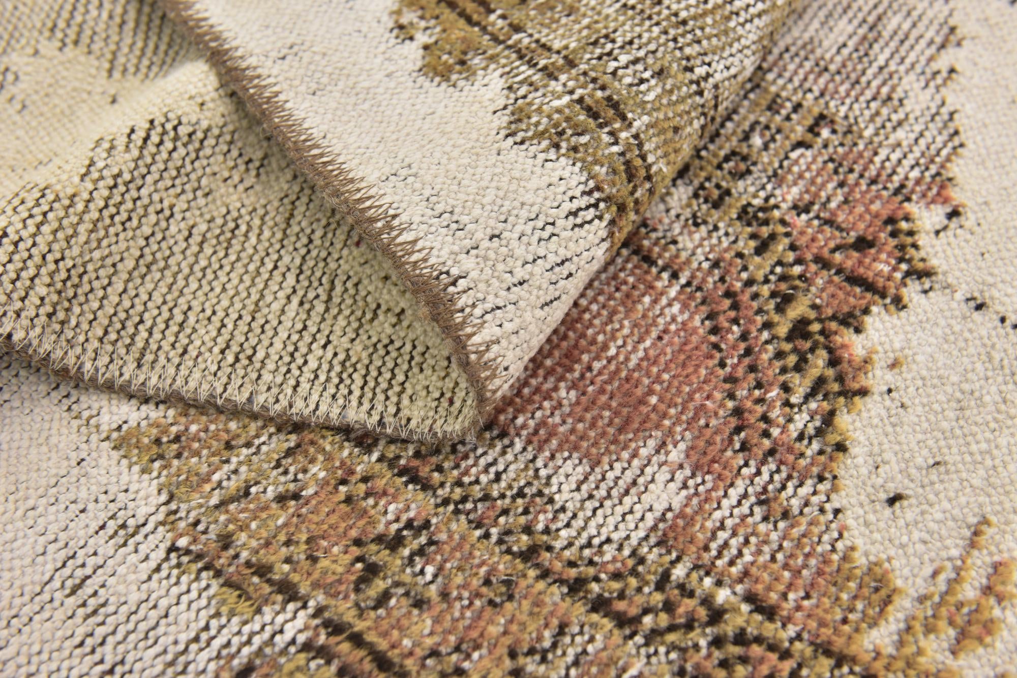 3' 9 x 6' 2 Hand Knotted Ultra Vintage Persian Wool Rug