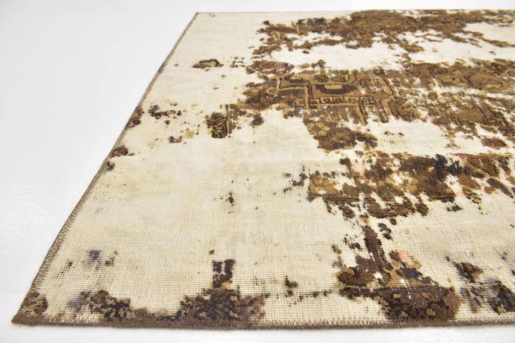 Detail image of 5' 2 x 7' 4 Hand Knotted Ultra Vintage Persian Wool Rug