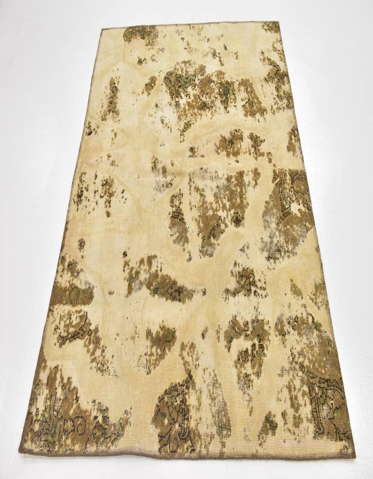 Detail image of 4' 4 x 5' 8  Hand Knotted Ultra Vintage Persian Wool Rug