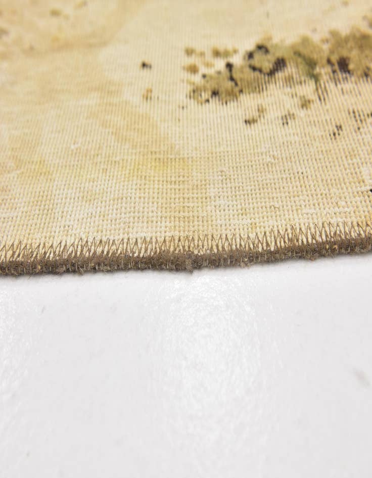 Detail image of 4' 4 x 5' 8  Hand Knotted Ultra Vintage Persian Wool Rug