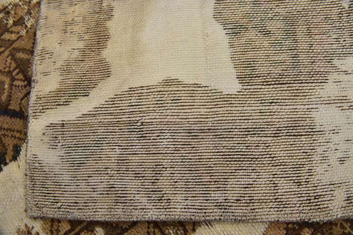 5' 7 x 8' Hand Knotted Ultra Vintage Persian Wool Rug