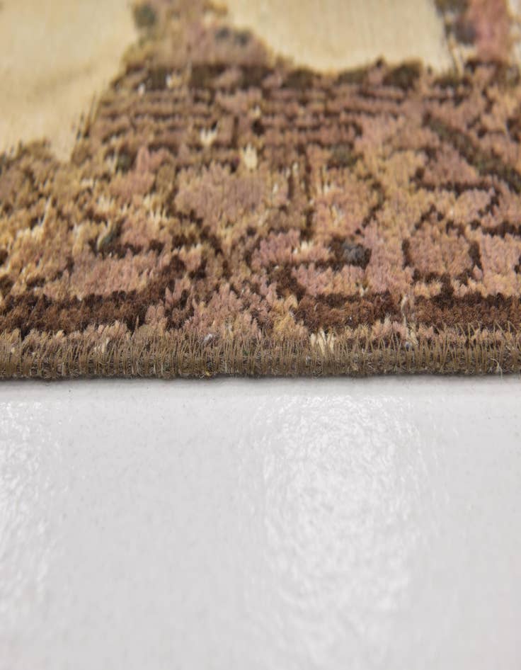 Detail image of 5' 7 x 8'  Hand Knotted Ultra Vintage Persian Wool Rug