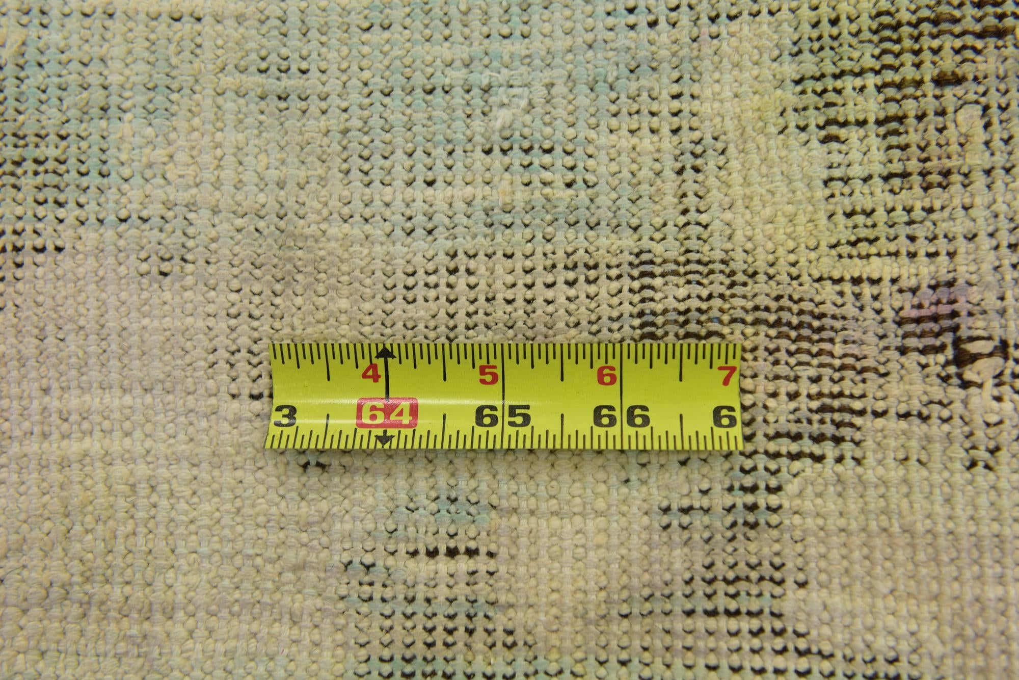 5' 8 x 8' 6 Hand Knotted Ultra Vintage Persian Wool Rug