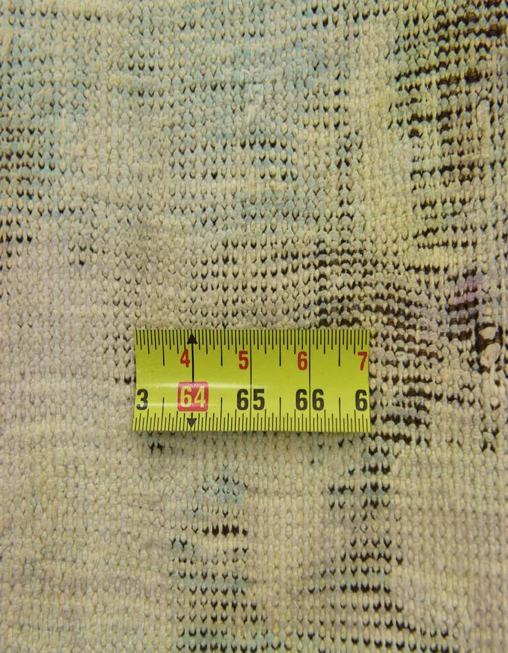 Detail image of 5' 8 x 8' 6  Hand Knotted Ultra Vintage Persian Wool Rug