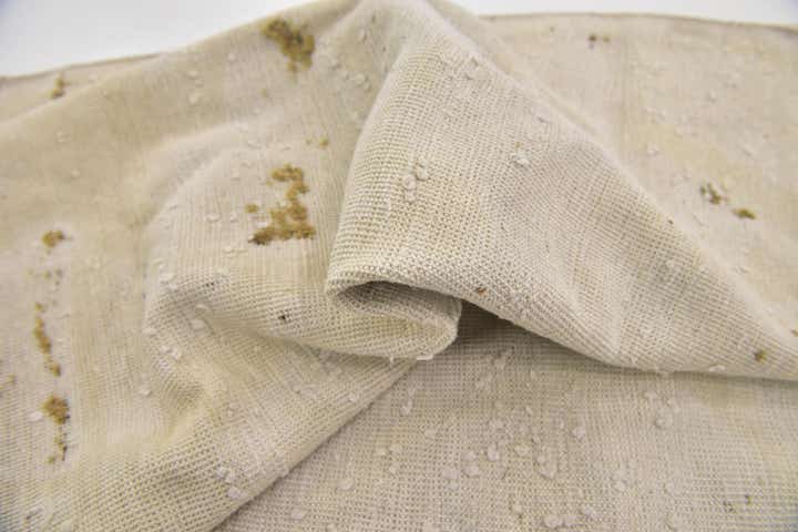 4' x 6' 8 Hand Knotted Ultra Vintage Persian Wool Rug