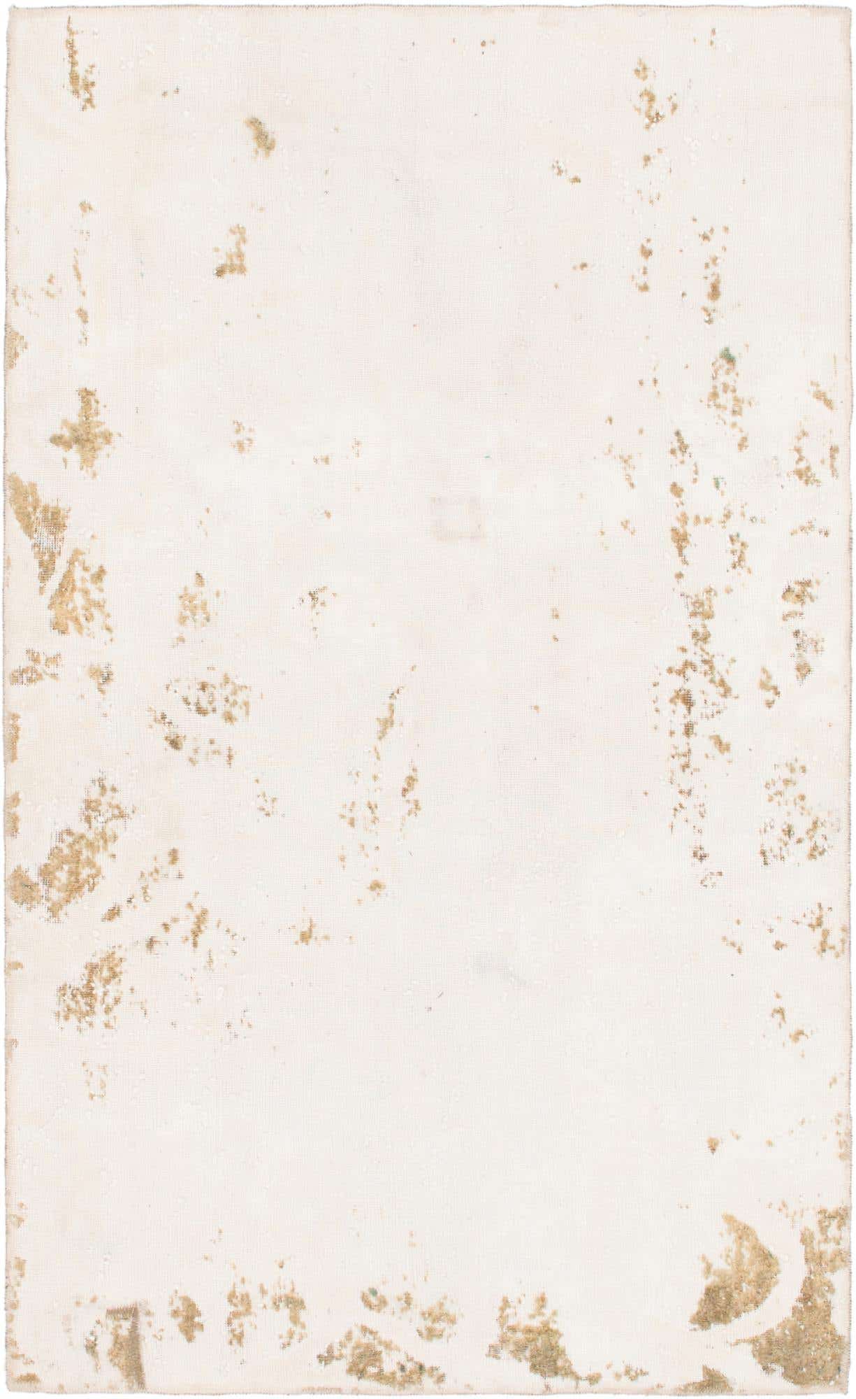 4' x 6' 8 Hand Knotted Ultra Vintage Persian Wool Rug