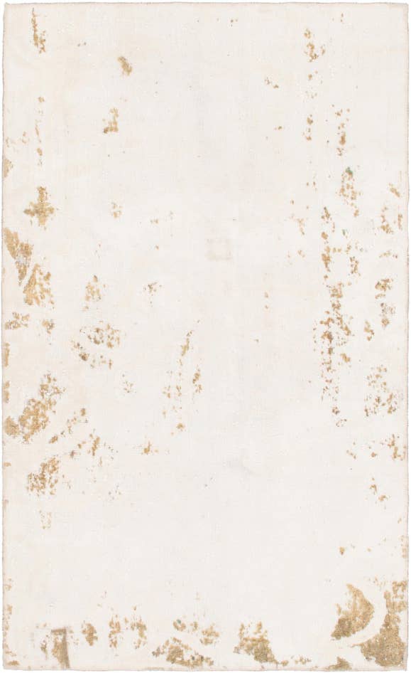 Detail image of 4' x 6' 8 Hand Knotted Ultra Vintage Persian Wool Rug