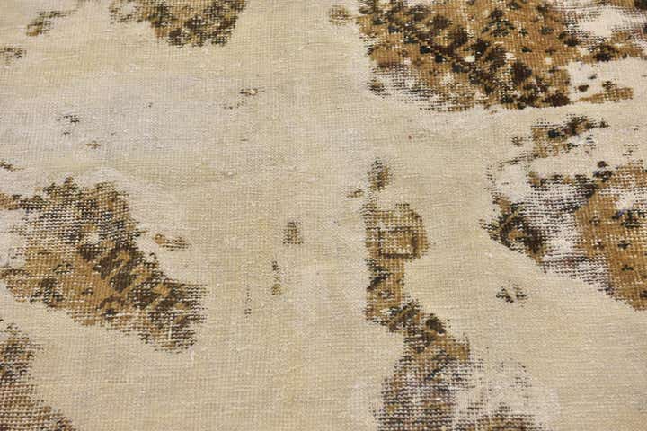 4' 10 x 7' 7 Hand Knotted Ultra Vintage Persian Wool Rug