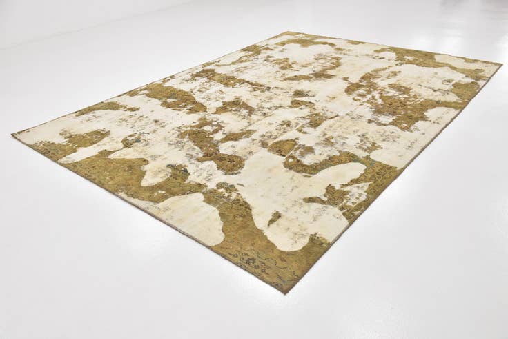 Detail image of 8' 2 x 11' 5 Hand Knotted Ultra Vintage Persian Wool Rug