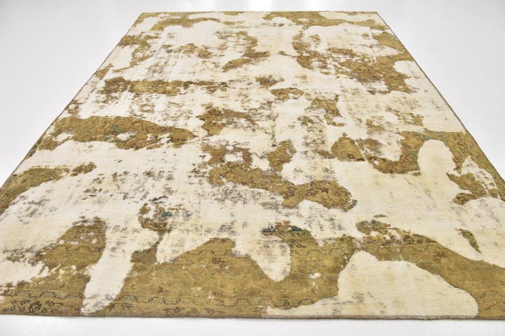 Detail image of 8' 2 x 11' 5 Hand Knotted Ultra Vintage Persian Wool Rug