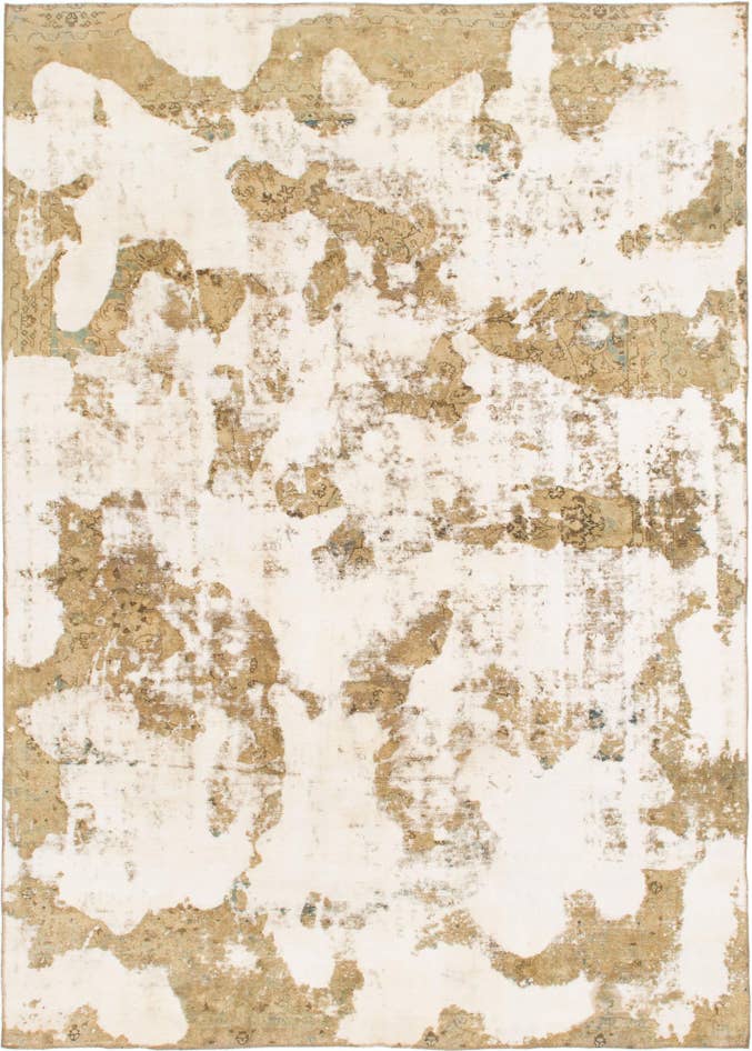 Detail image of 8' 2 x 11' 5 Hand Knotted Ultra Vintage Persian Wool Rug