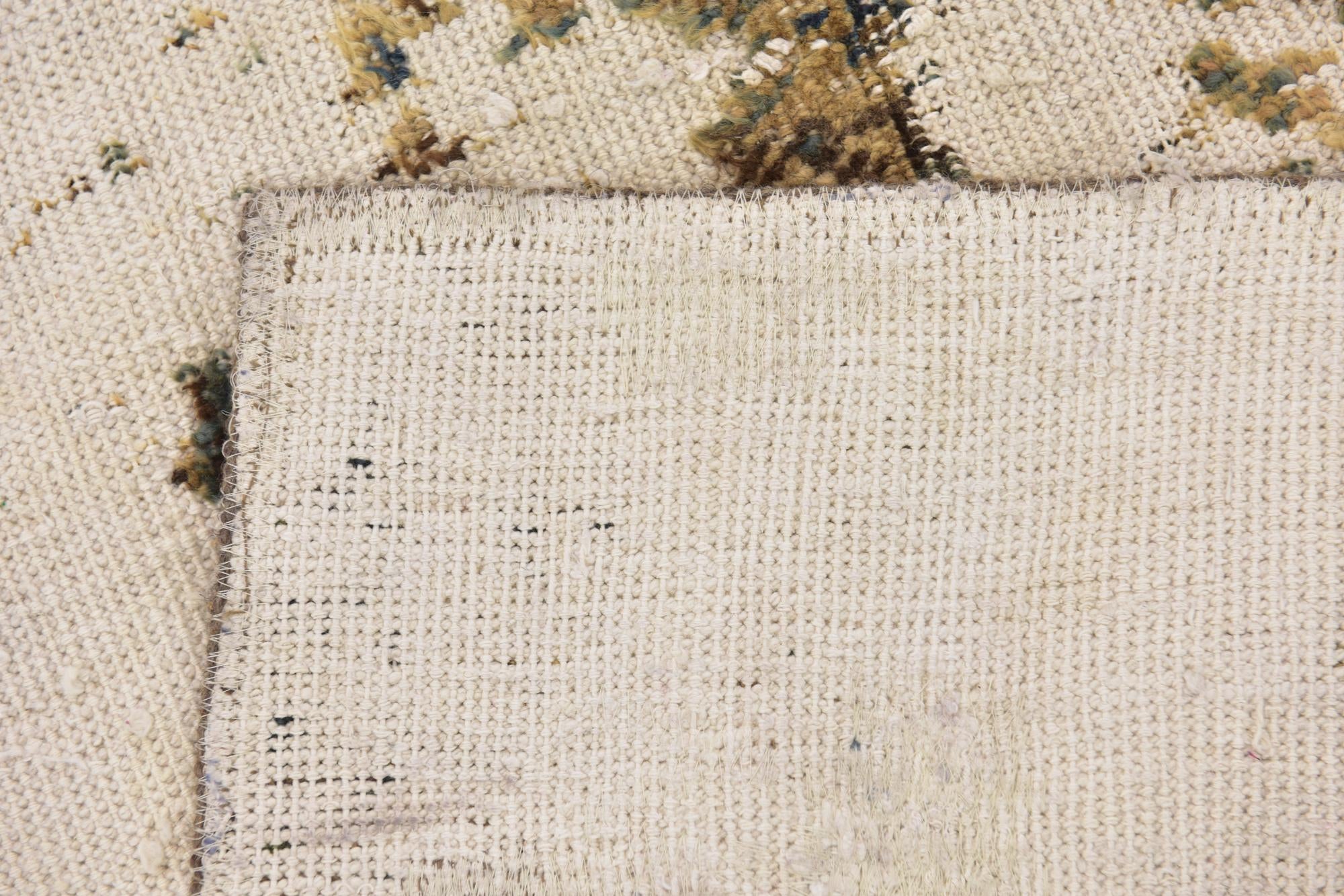 7' x 9' 9 Hand Knotted Ultra Vintage Persian Wool Rug