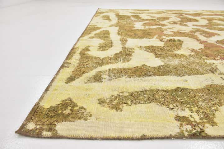 9' 3 x 10' 10 Hand Knotted Ultra Vintage Persian Wool Rug