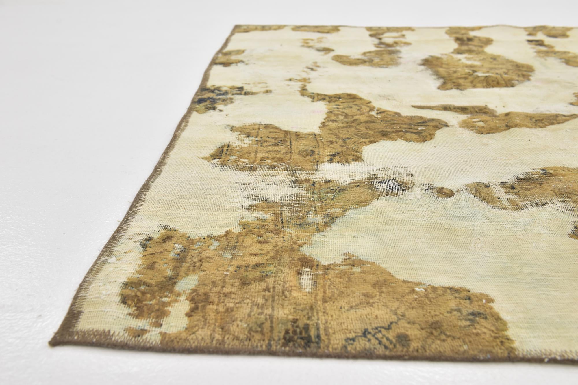 5' 6 x 8' 2 Hand Knotted Ultra Vintage Persian Wool Rug