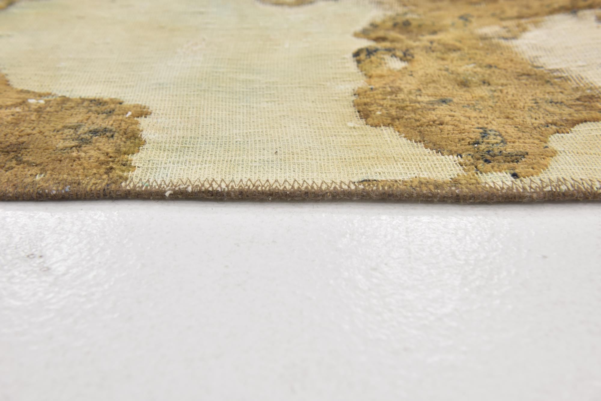 5' 6 x 8' 2 Hand Knotted Ultra Vintage Persian Wool Rug