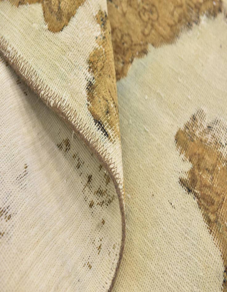 Detail image of 5' 6 x 8' 2  Hand Knotted Ultra Vintage Persian Wool Rug