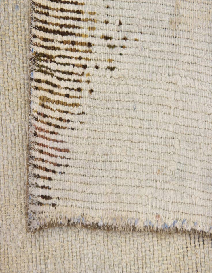 Detail image of 5' 10 x 8' 6  Hand Knotted Ultra Vintage Persian Wool Rug