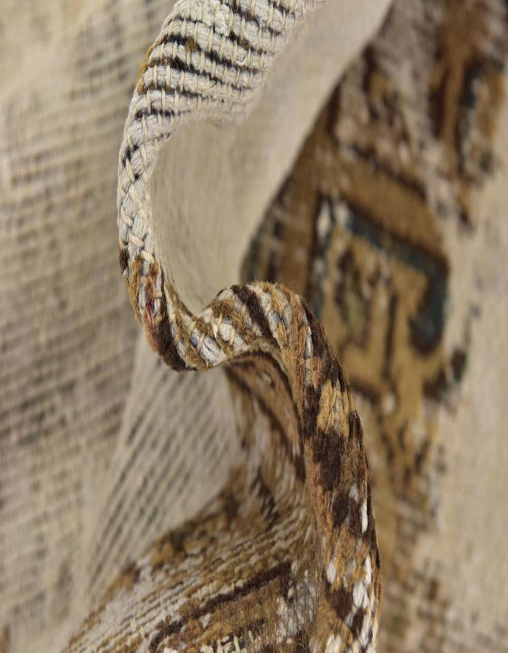 Detail image of 5' 10 x 8' 6  Hand Knotted Ultra Vintage Persian Wool Rug