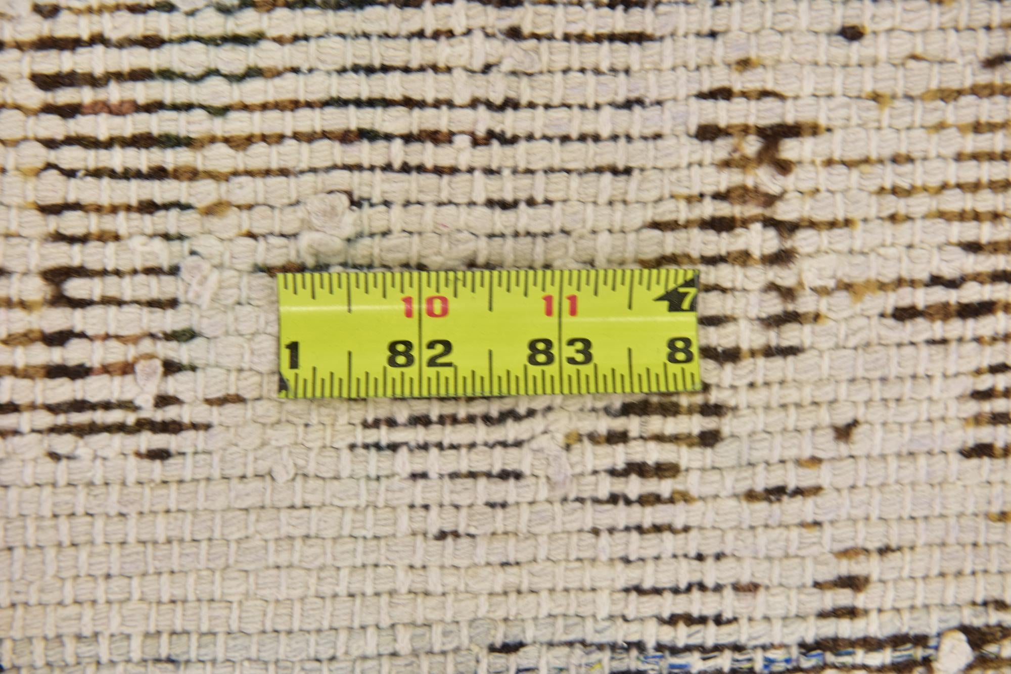 5' 10 x 8' 6 Hand Knotted Ultra Vintage Persian Wool Rug