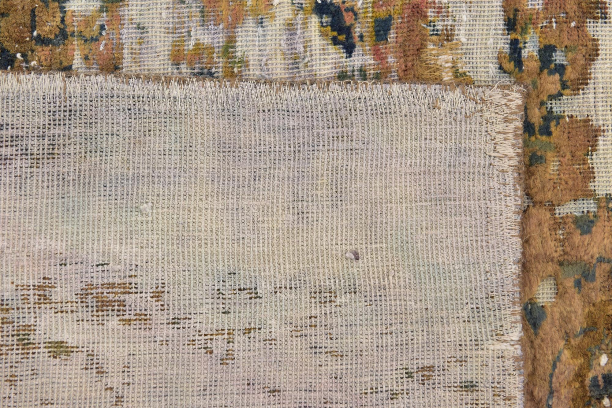 7' x 9' 8 Hand Knotted Ultra Vintage Persian Wool Rug
