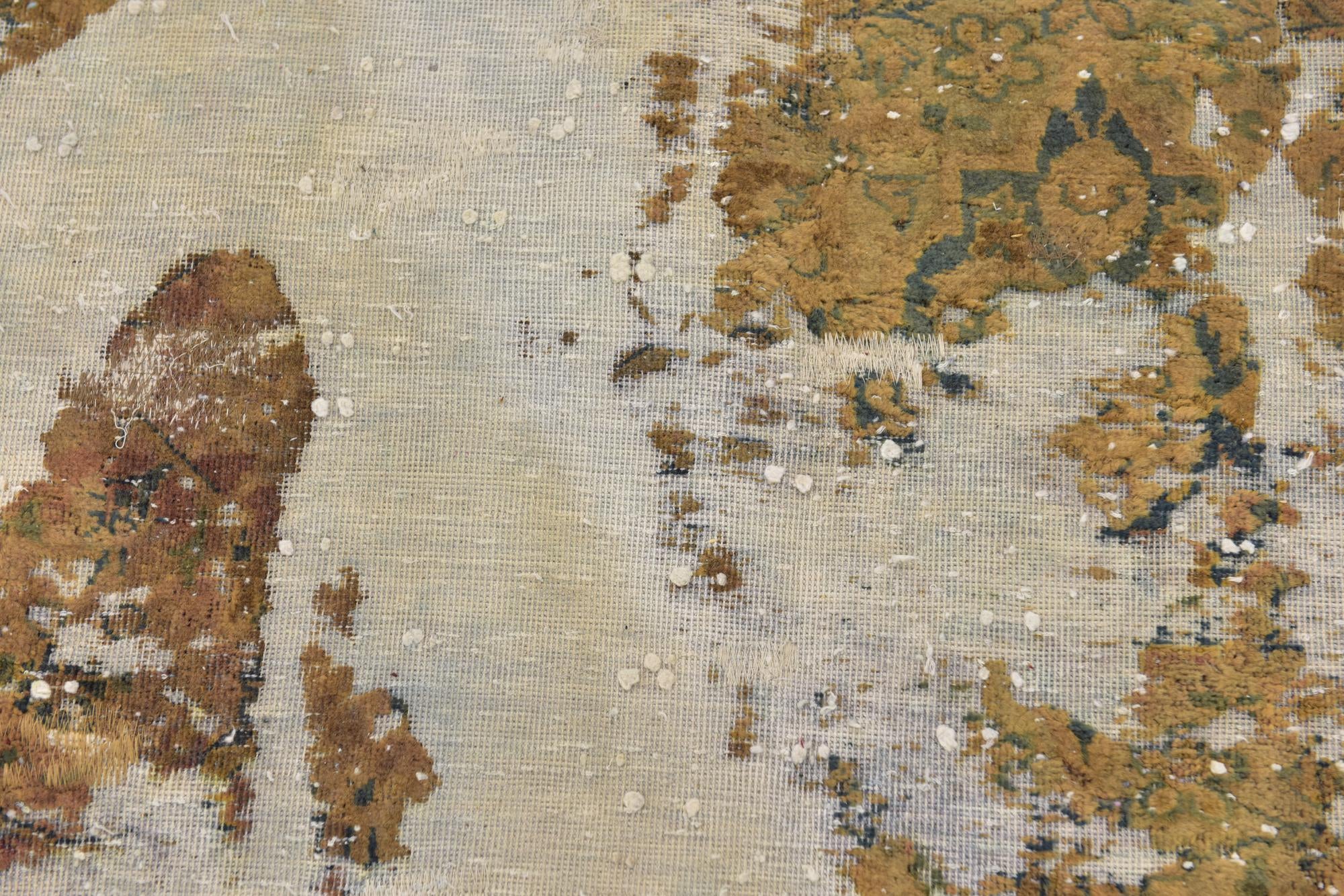 7' x 9' 8 Hand Knotted Ultra Vintage Persian Wool Rug