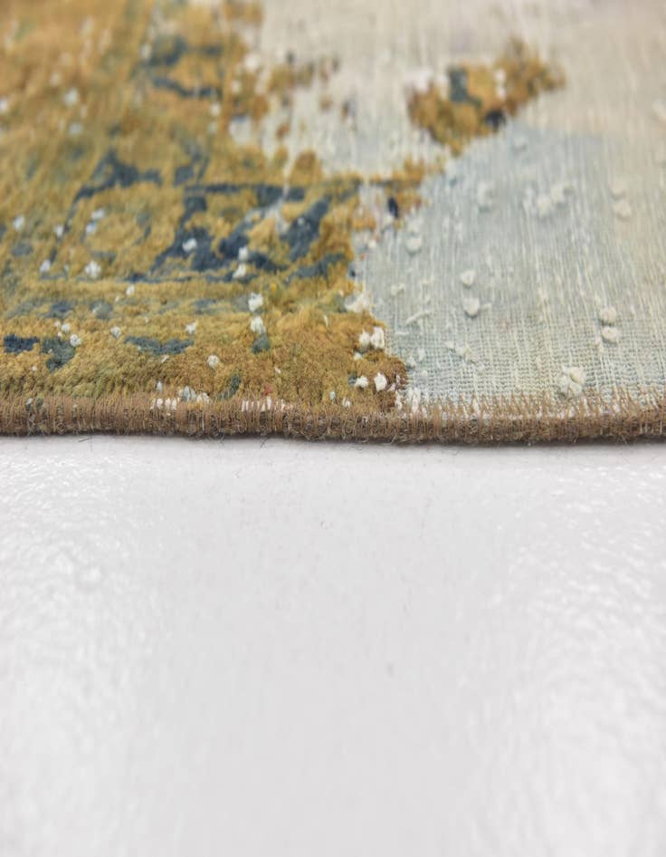 Detail image of 7' x 9' 8  Hand Knotted Ultra Vintage Persian Wool Rug