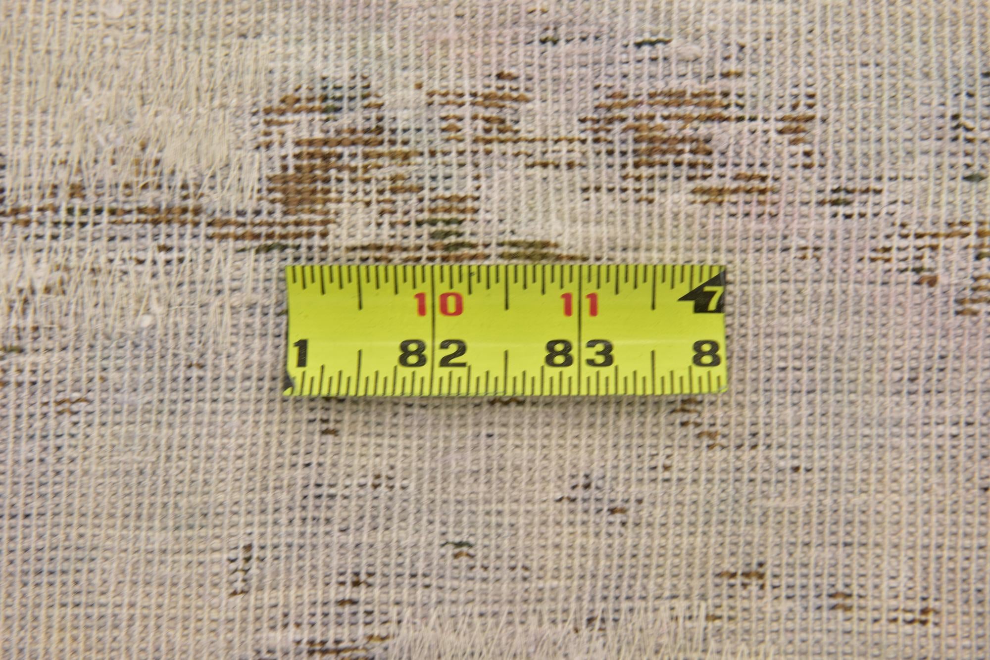 7' x 9' 8 Hand Knotted Ultra Vintage Persian Wool Rug