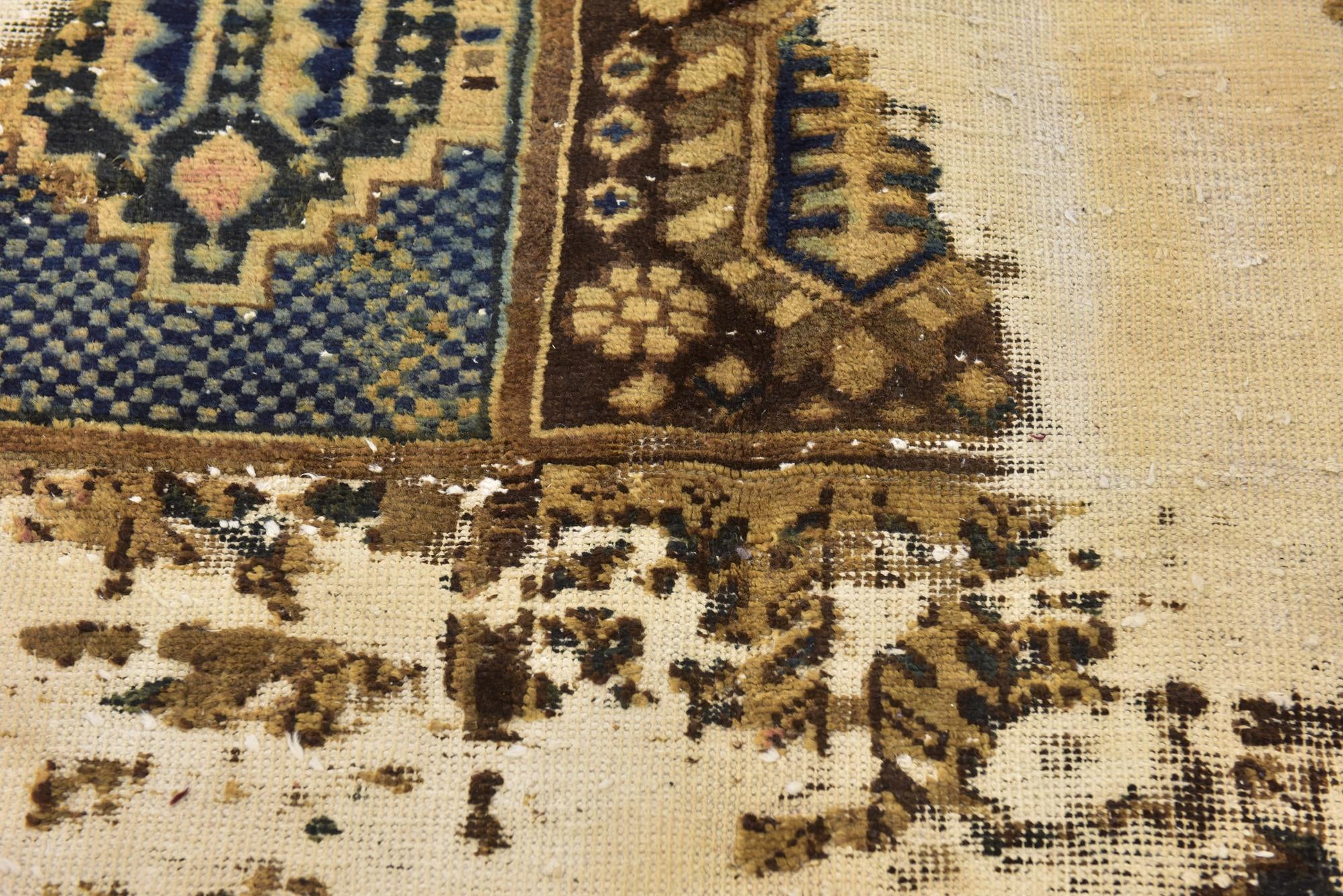 6' 3 x 8' Hand Knotted Ultra Vintage Persian Wool Rug