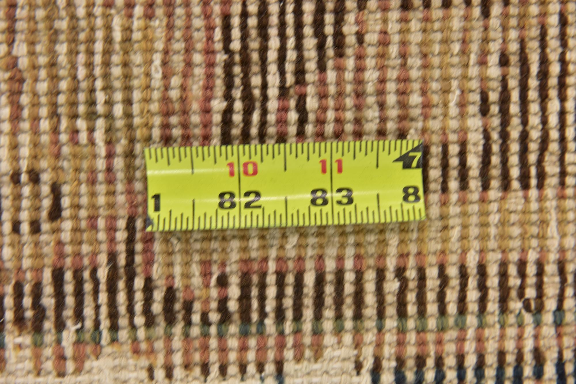 6' 4 x 9' 8 Hand Knotted Ultra Vintage Persian Wool Rug