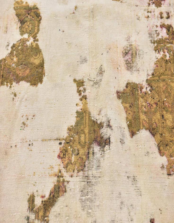 Detail image of 6' 4 x 8' 10  Hand Knotted Ultra Vintage Persian Wool Rug