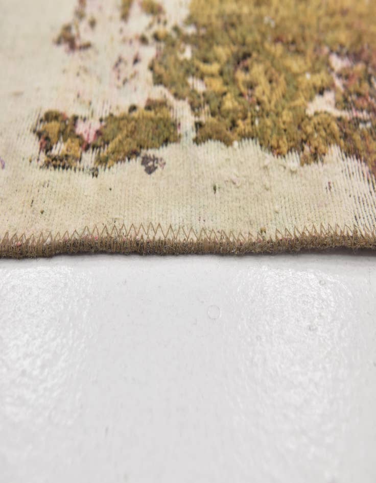 Detail image of 6' 4 x 8' 10  Hand Knotted Ultra Vintage Persian Wool Rug