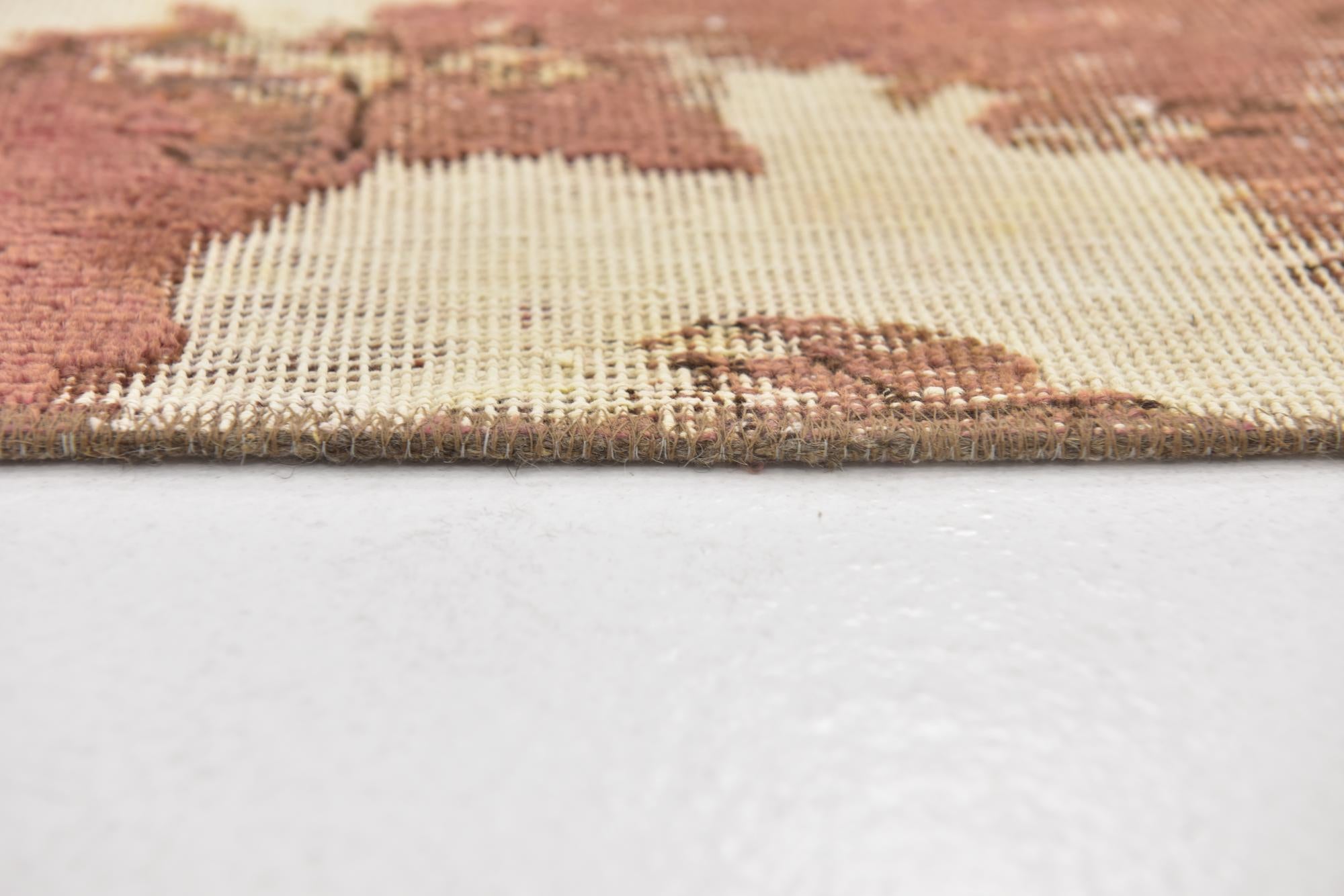 4' 9 x 8' 3 Hand Knotted Ultra Vintage Persian Wool Rug